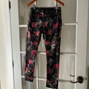 Soft Surrounding floral skinny pants size XS